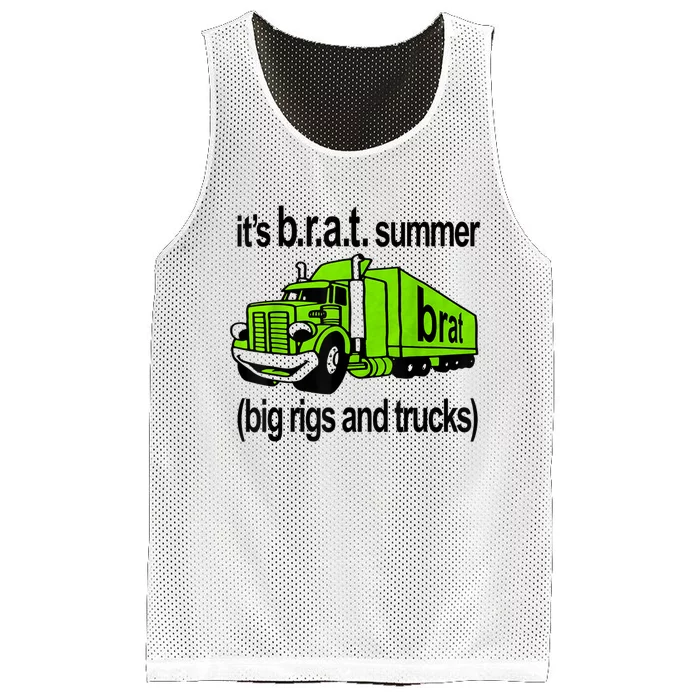 ItS Brat Summer Big Rigs And Trucks Mesh Reversible Basketball Jersey Tank