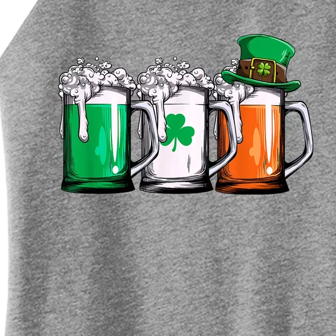 Irish Beer, St Patricks Day, Funny St Patricks Day, St Patricks Day Drinking Women’s Perfect Tri Rocker Tank