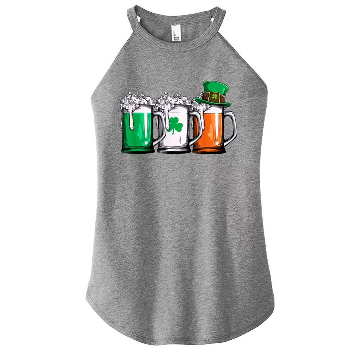 Irish Beer, St Patricks Day, Funny St Patricks Day, St Patricks Day Drinking Women’s Perfect Tri Rocker Tank