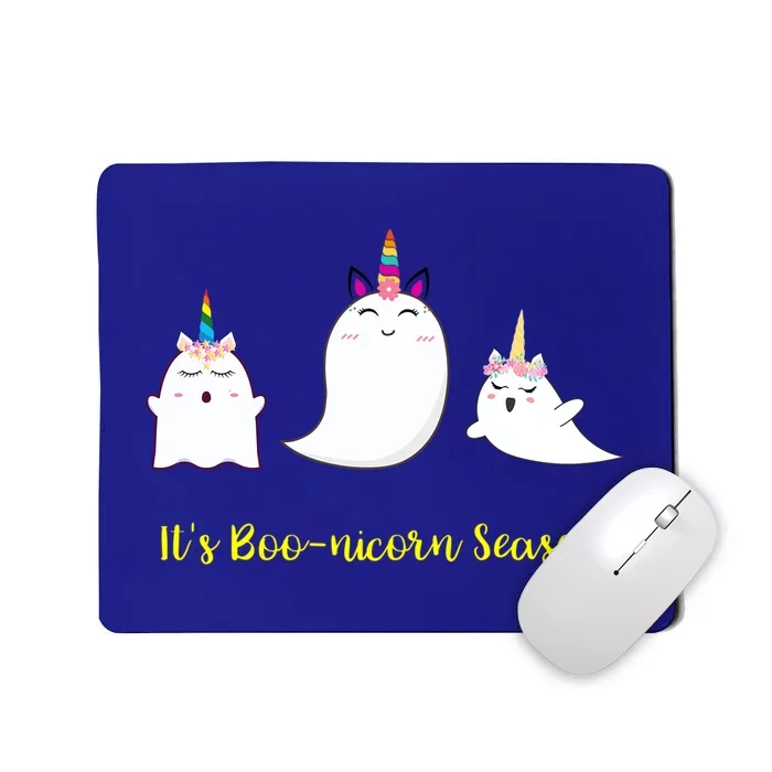 Its BooNicorn Season Halloween Unicorn Cute Ghost Great Gift Mousepad