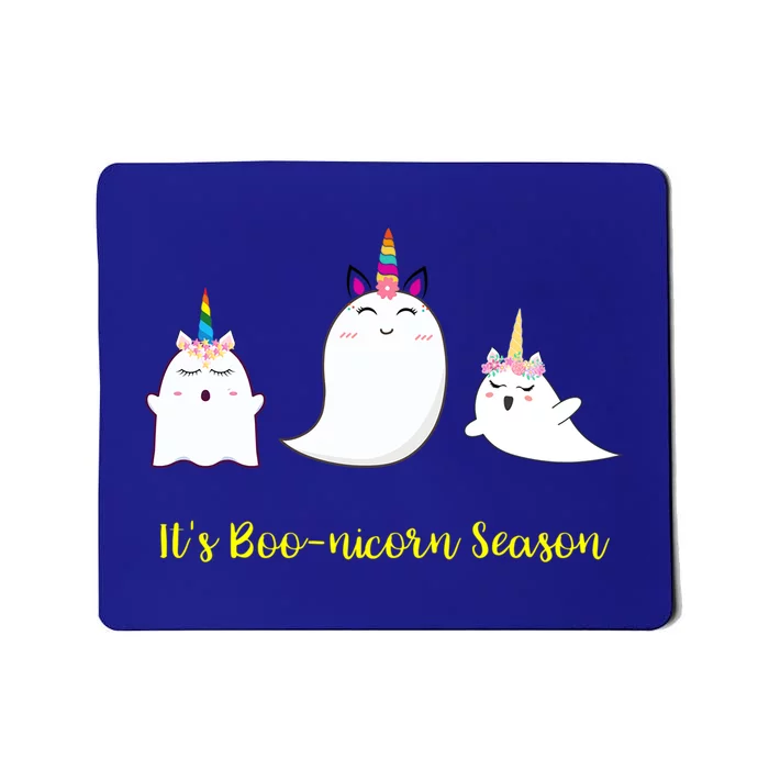 Its BooNicorn Season Halloween Unicorn Cute Ghost Great Gift Mousepad