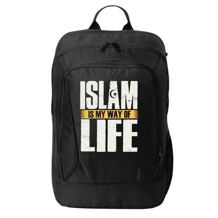 Islam Believe Symbol Muslim Sign Ramadan Religion Gift City Backpack