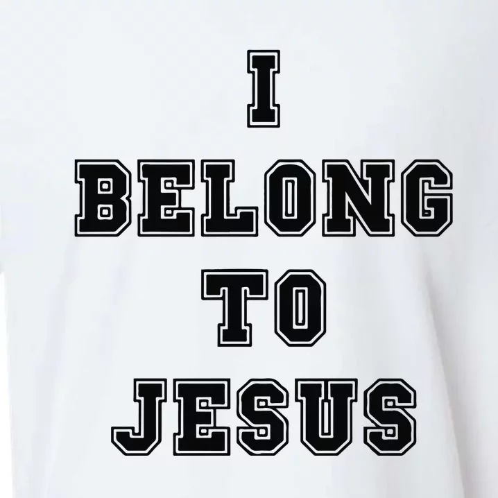 I Belong To Jesus Religious Christian Sueded Cloud Jersey T-Shirt