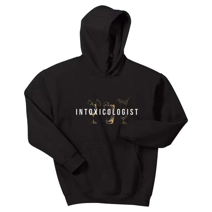 Intoxicologist Bartender Tapster Bartending Bar Pub Owner Kids Hoodie