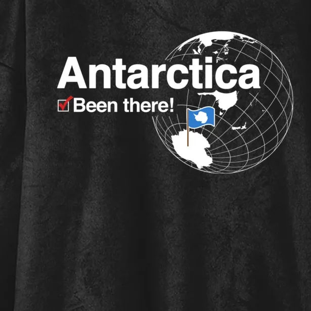 Ive Been There Flag Of Antarctica Hooded Wearable Blanket