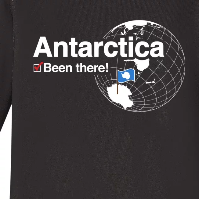 Ive Been There Flag Of Antarctica Baby Long Sleeve Bodysuit