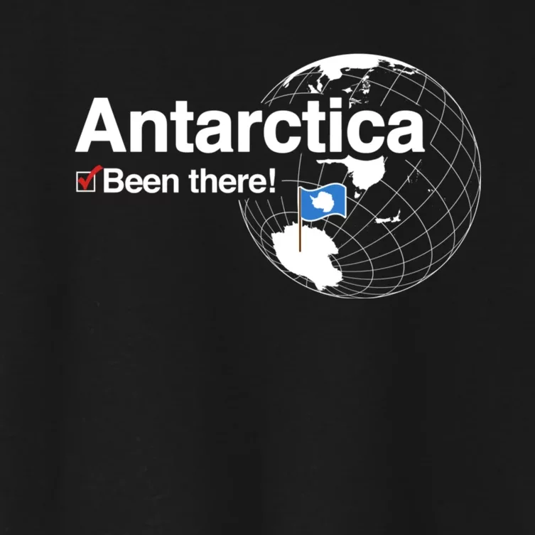 Ive Been There Flag Of Antarctica Women's Crop Top Tee