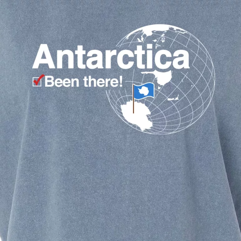 Ive Been There Flag Of Antarctica Garment-Dyed Women's Muscle Tee