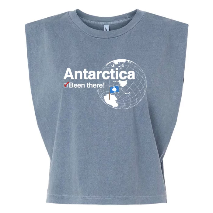 Ive Been There Flag Of Antarctica Garment-Dyed Women's Muscle Tee