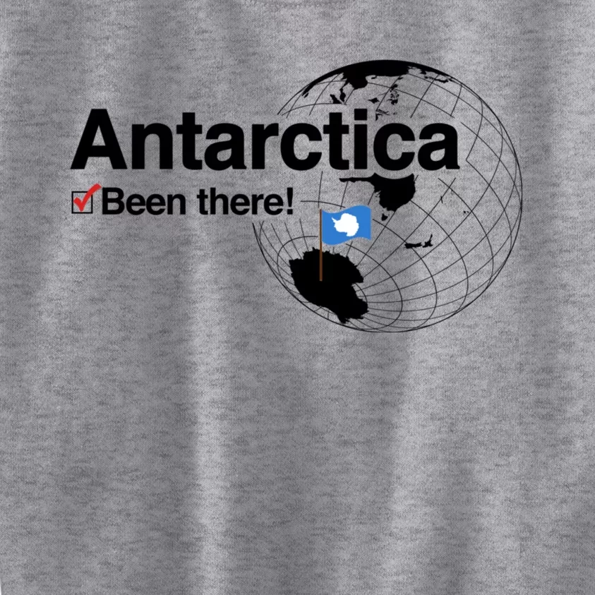 Ive Been There Flag Of Antarctica Kids Sweatshirt