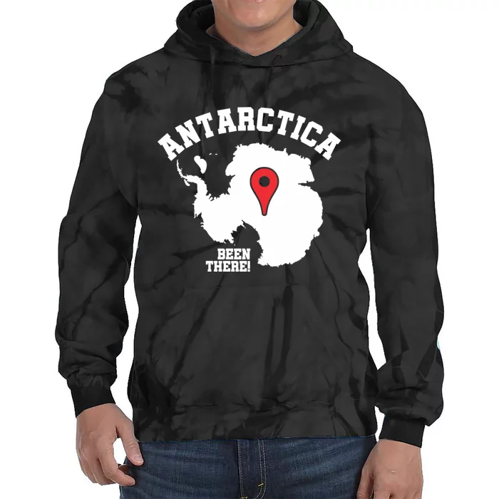 Ive Been There Flag Of Antarctica Tie Dye Hoodie