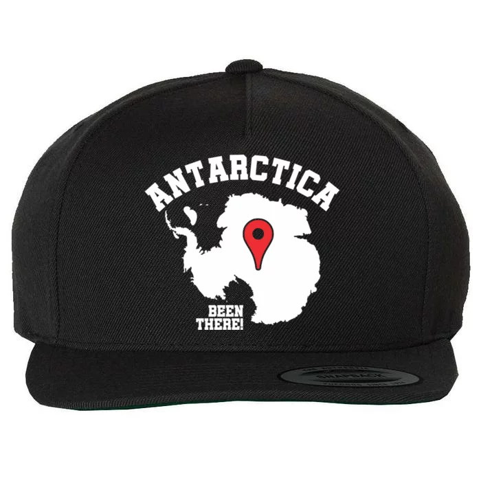 Ive Been There Flag Of Antarctica Wool Snapback Cap