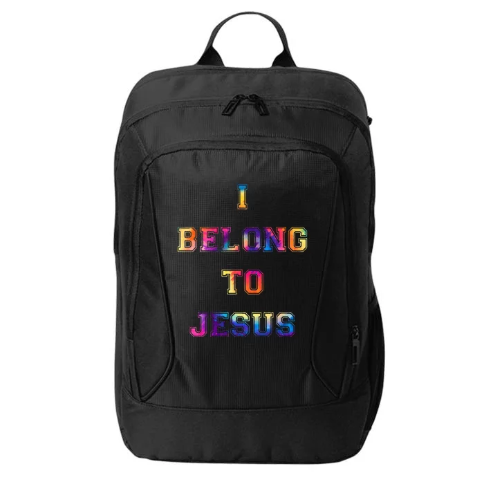 I Belong To Jesus Christian Gym Christian Dad City Backpack