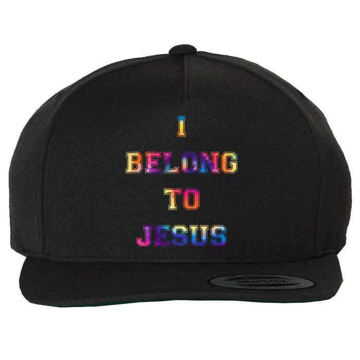 I Belong To Jesus Christian Gym Christian Dad Wool Snapback Cap