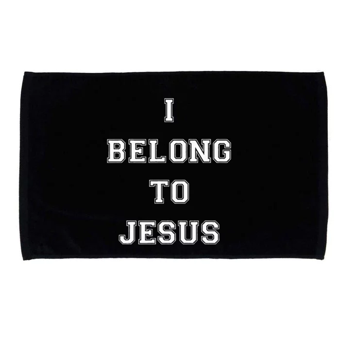 I Belong To Jesus Christian Gym Apparel Christian Dad Microfiber Hand Towel