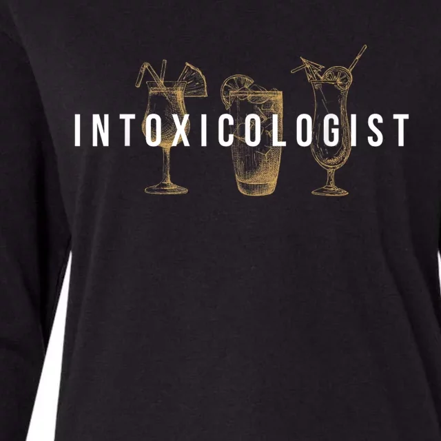 Intoxicologist Bartender Tapster Bartending Bar Pub Owner Womens Cotton Relaxed Long Sleeve T-Shirt