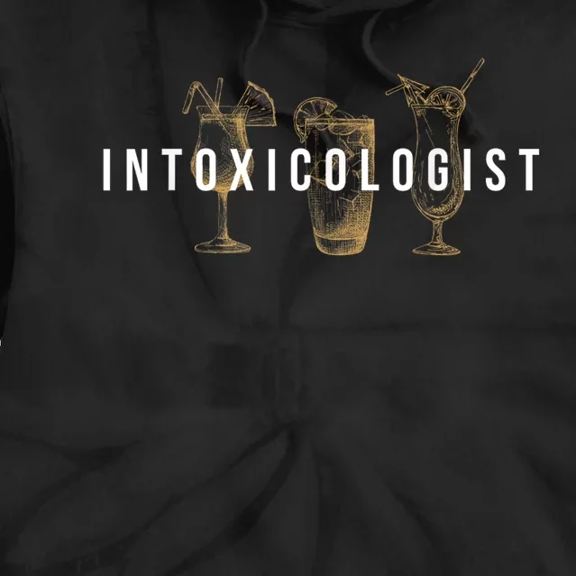 Intoxicologist Bartender Tapster Bartending Bar Pub Owner Tie Dye Hoodie