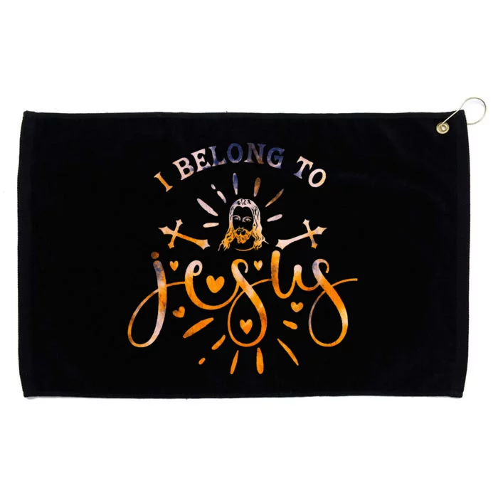 I Belong To Jesus Christian Gym Apparel Christian Dad Grommeted Golf Towel