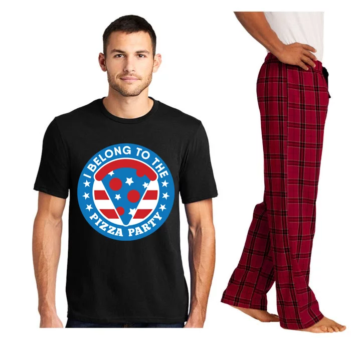 I Belong To The Pizza Party Funny Independence Day Gift Cute Gift Pajama Set