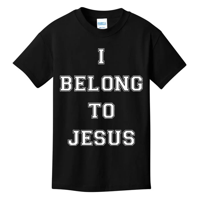 I Belong To Jesus Christian Gym Apparel Christian Kids T-Shirt