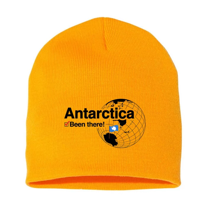 I've Been There Antarctica Travel Gift Short Acrylic Beanie