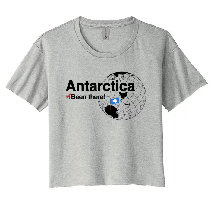 I've Been There Antarctica Travel Gift Women's Crop Top Tee