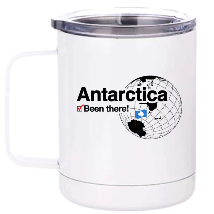 I've Been There Antarctica Travel Gift Front & Back 12oz Stainless Steel Tumbler Cup