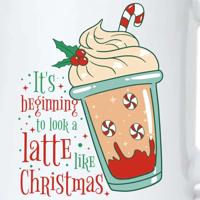 It's Beginning To Look A Latte Like Christmas Black Color Changing Mug