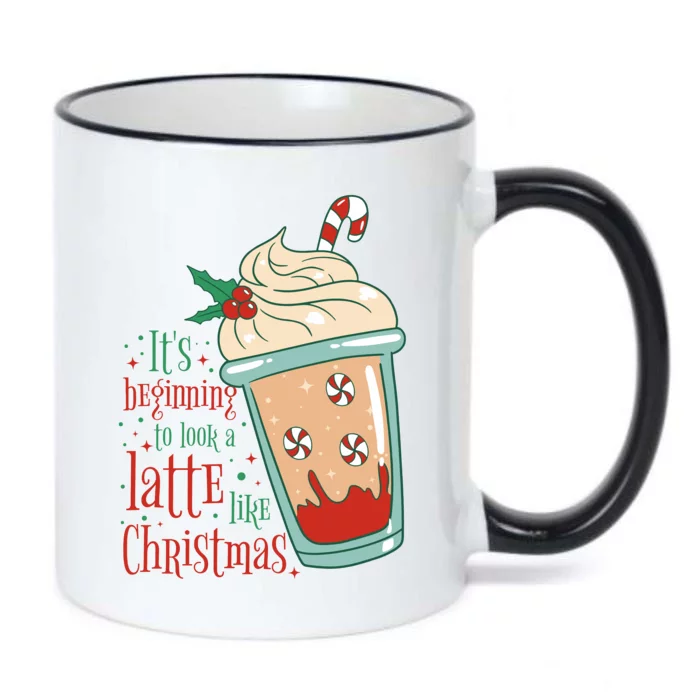 It's Beginning To Look A Latte Like Christmas Black Color Changing Mug