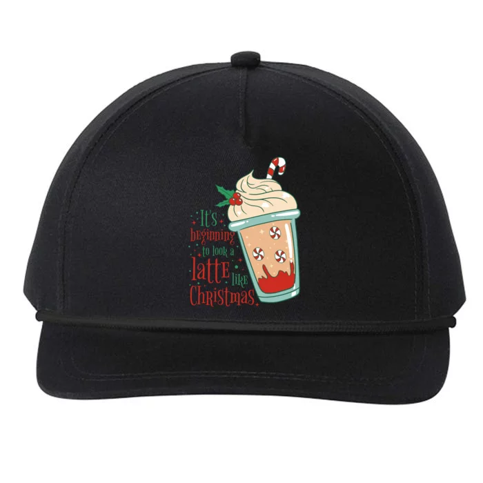 It's Beginning To Look A Latte Like Christmas Snapback Five-Panel Rope Hat