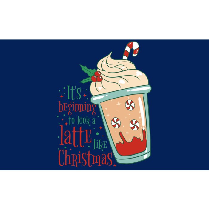 It's Beginning To Look A Latte Like Christmas Bumper Sticker