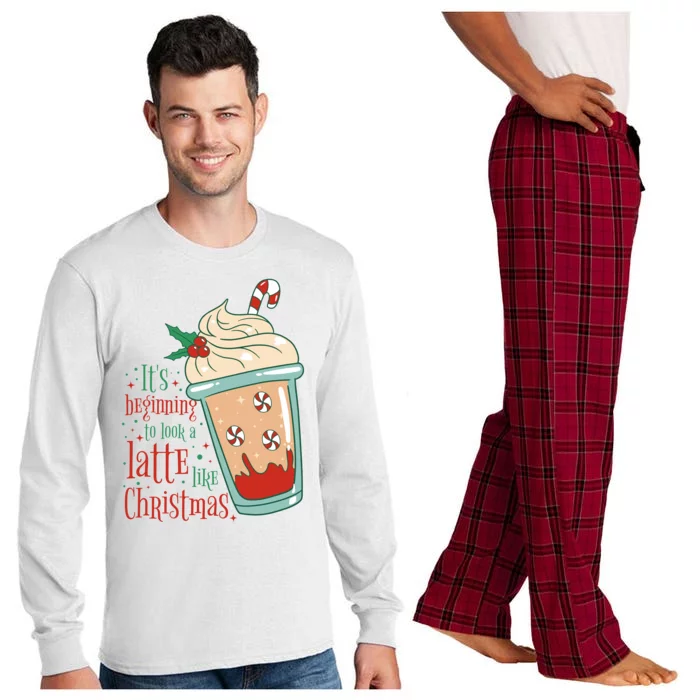 It's Beginning To Look A Latte Like Christmas Long Sleeve Pajama Set