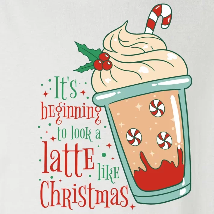 It's Beginning To Look A Latte Like Christmas Toddler Long Sleeve Shirt