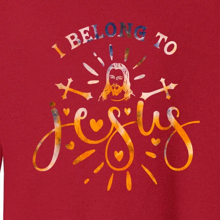 I Belong To Jesus Christian Gym Apparel Christian Dad Toddler Sweatshirt