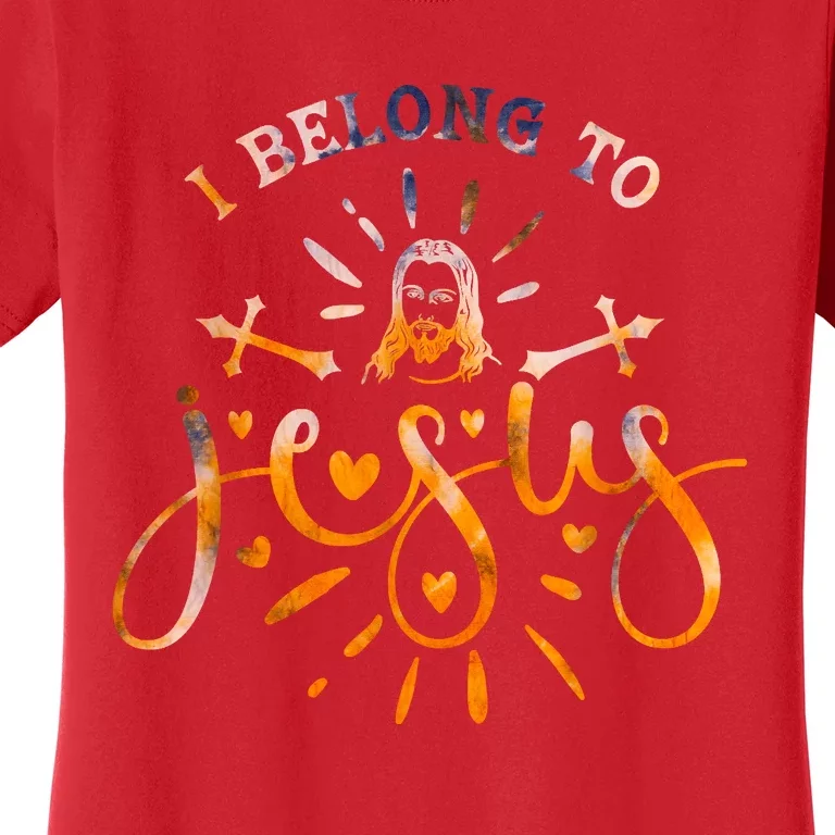 I Belong To Jesus Christian Gym Apparel Christian Dad Women's T-Shirt