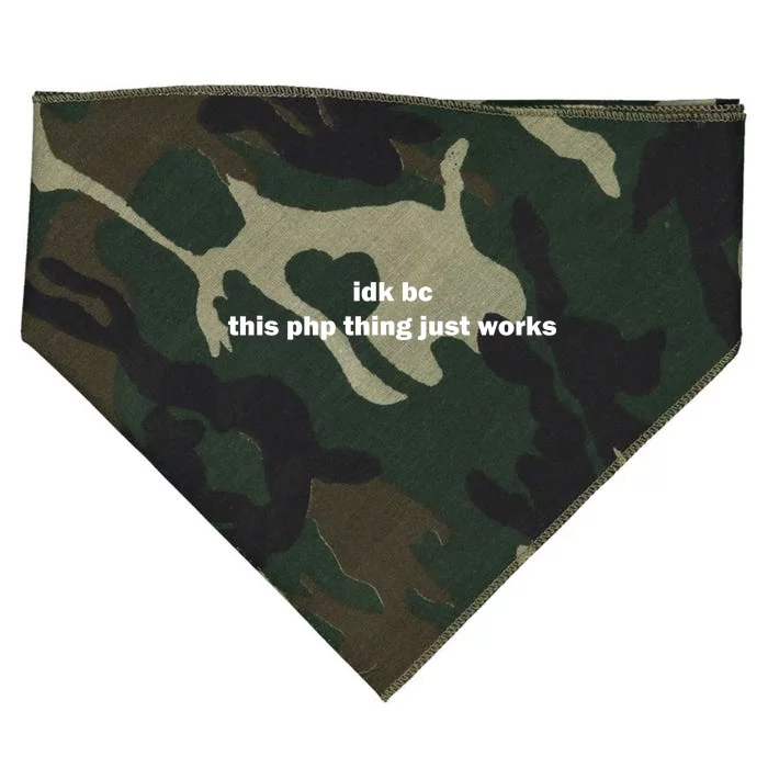 Idk Bc This Php Thing Just Works USA-Made Doggie Bandana