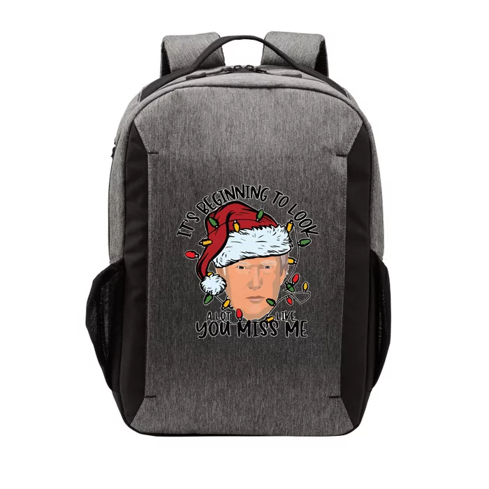 Its Beginning To Look A Lot Like You Miss Me Trump Vector Backpack