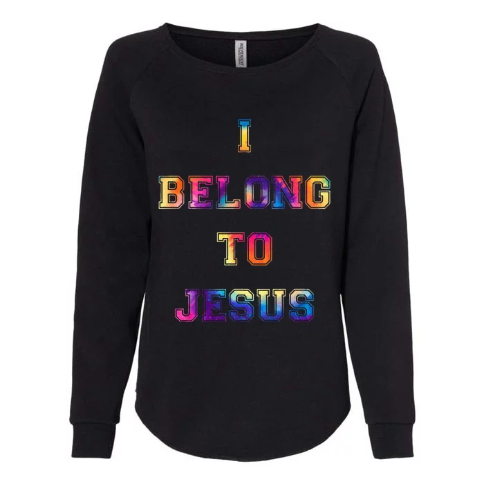 I Belong To Jesus Christian Gym Apparel Christian Dad Womens California Wash Sweatshirt