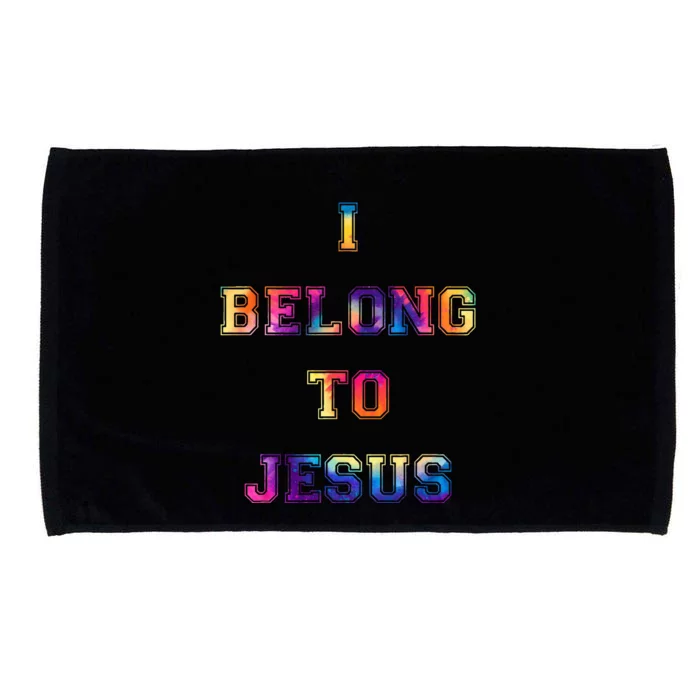 I Belong To Jesus Christian Gym Apparel Christian Dad Microfiber Hand Towel