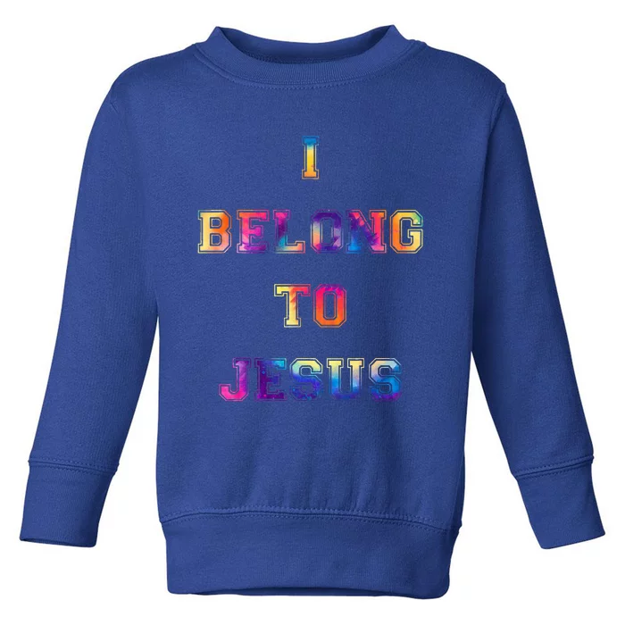 I Belong To Jesus Christian Gym Apparel Christian Dad Toddler Sweatshirt