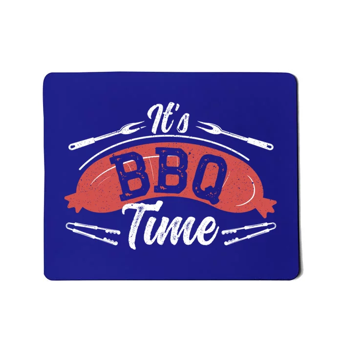 It's Bbq Time Grilling Grillmaster Barbecue Gift Mousepad