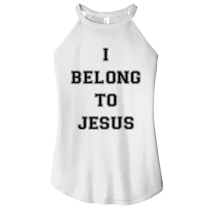 I Belong To Jesus Christian Gym Apparel Christian Dad Women’s Perfect Tri Rocker Tank