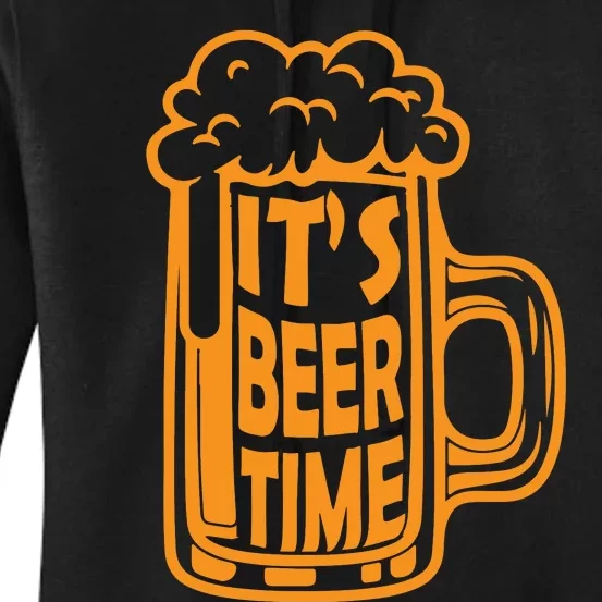 ItS Beer Time Oktoberfest Celebration Women's Pullover Hoodie