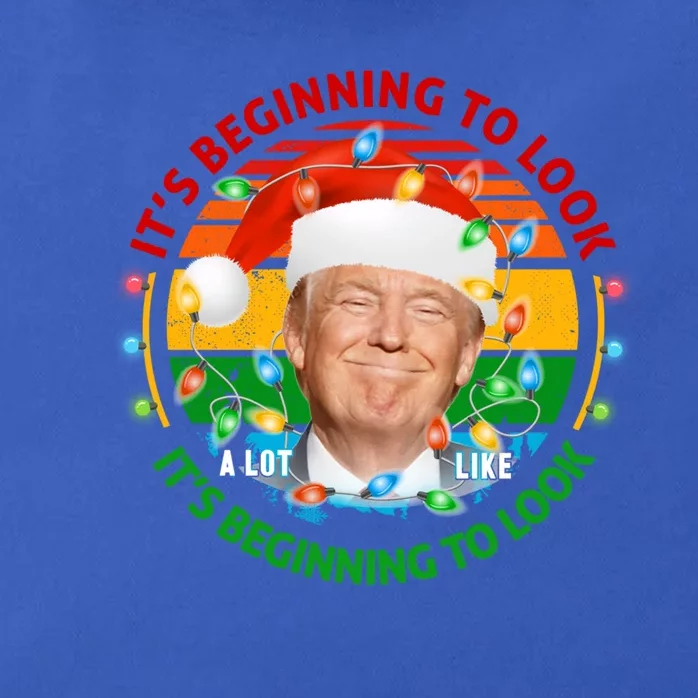 It's Beginning To Look A Lot Like I Told You So Trump Xmas Cute Gift Zip Tote Bag