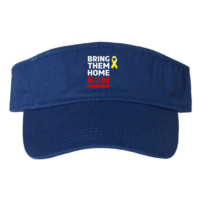 Israel Bring Them Back Home Now Valucap Bio-Washed Visor