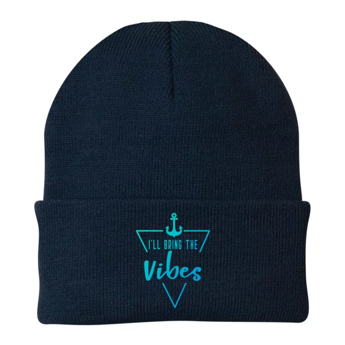 Ill Bring The Vibes Bride Bridesmaid Boat Beach Cruise Gift Knit Cap Winter Beanie