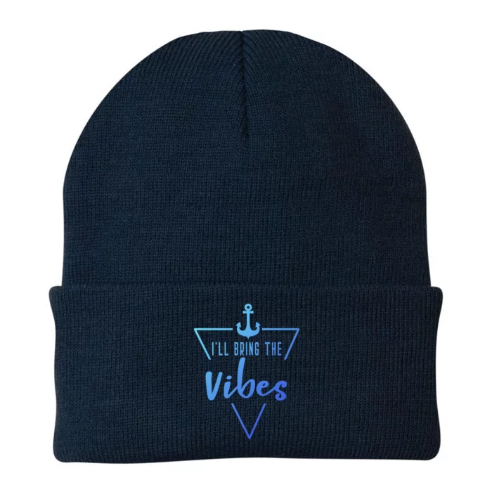 Ill Bring The Vibes Bride Bridesmaid Boat Beach Cruise Gift Knit Cap Winter Beanie