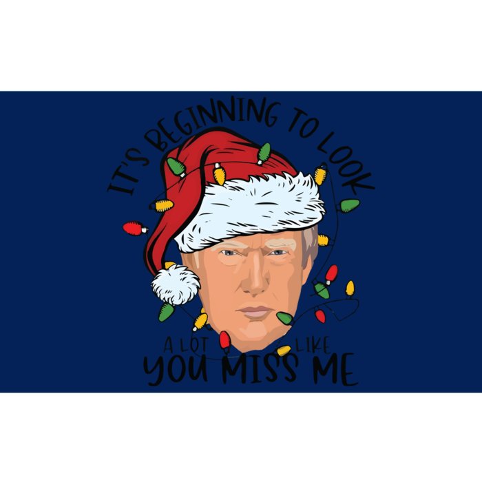 Its Beginning To Look A Lot Like You Miss Me Trump Bumper Sticker