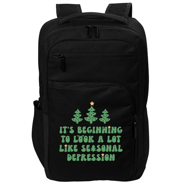 It's Beginning To Look A Lot Like Seasonal Depression Xmas Impact Tech Backpack