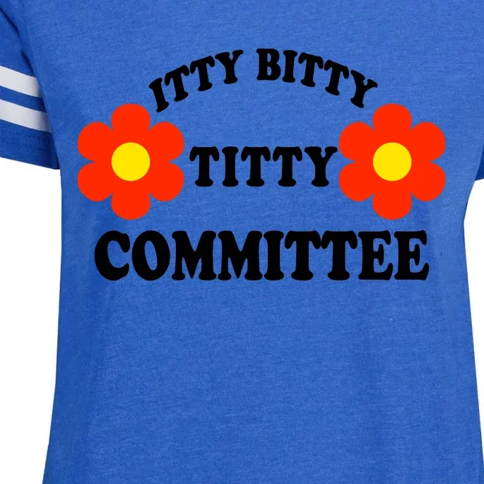 Itty Bitty Titty Committee Enza Ladies Jersey Football T-Shirt